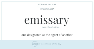 Word Of The Day Emissary Uncommon Words Words Aesthetic Words
