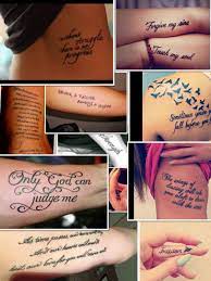 Tattoo Quotes Tattoo Quotes Tattoo Quotes About Life Tattoos