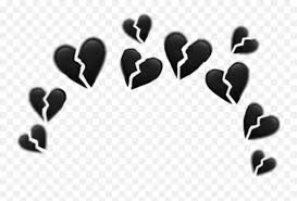 Maybe you would like to learn more about one of these? Download Wallpaper Broken Heart Emoji Hd Black Heart Crown Png Heartbreak Emoji Free Transparent Emoji Emojipng Com