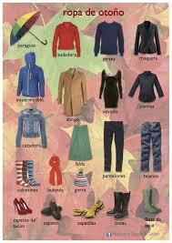 Pin By Material Para Profes De Espano On Ropa Spanish Clothing Learning Spanish Spanish Vocabulary