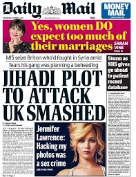 8th October 2014 How To Plan Tabloid Newspapers Daily Mail