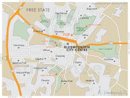 Bloemfontein Map