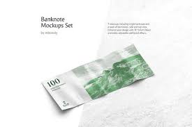 Banknote Mockups Set Design Mockup Free Free Packaging Mockup Psd Mockup Template