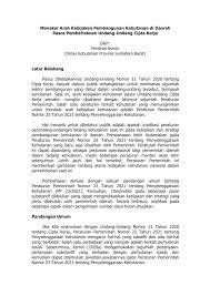 Konsumen adalah setiap orang pemakai barang dan/atau jasa yang tersedia dalam masyarakat, baik bagi. Pdf Menakar Arah Kebijakan Pembangunan Kehutanan Di Daerah Pasca Pemberlakuan Undang Undang Cipta Kerja