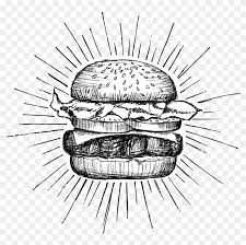 Find Hd Your Message Burger Drawing Hd Png Download To Search And Download More Free Transparent Png Image Burger Drawing Drawings Food Illustration Design