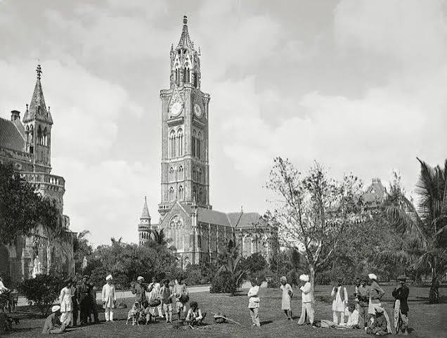 Bombay University Gardens, 1900