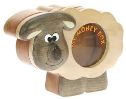 A small container, sometimes in the shape of a pig, that is used by children in these times of inflation, which are here to stay, the piggy bank is a poor loser, and the land the. Namesakes Sheep Money Box For Kids Wooden Piggy Bank For Children Top Xmas Gift For Boys Novelty Secret Lock Size 17 X 13 X 5cm Buy Online In Bahamas