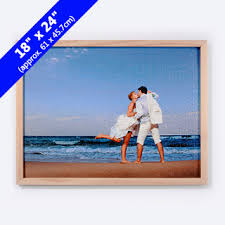 Ideal for dorm rooms, hallways or conference rooms. Wood Puzzle Frame For 18x24 Inches