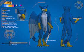Reference Sheet for Ark Gullwing by adjot -- Fur Affinity [dot] net