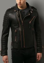 Black And Gold Leather Jacket Mens Kay Michaels Quilted Biker V 2 Rose Gold Hardware Chaqueta De Cuero Hombre Ropa De Hombre Casual Elegante Ropa De Hombre