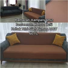 suet ve kadife kumastan kose takimlarina uclu ve ikili koltuklariniza suet kumastan kolsuz koltuk kilifi dikiyoruz hos bir koltuk kilifi tasarim koltuklar