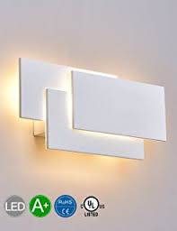 Pair a modern table lamp with a chic cotton or linen lamp shade, or go for a boho 1970's look on a pendant lamp with one made of natural rattan, jute or capiz. Solfart Led Up Down Wall Lights Indoor Wall Sconce Lamps Bedroom Living Room Decorate White 3000k Wall Lights Indoor Wall Sconces White Wall Lights