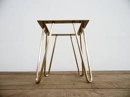 16 Brass Hairpin Ottoman Base Height 12 17 Brass Table Legs Brass Furniture Legs Brass Table