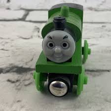Thomas And Friends Wooden Railways Percy Green Locomotive Collectible