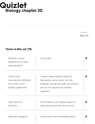 Biology Chapter 20 Flashcards Quizlet