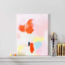 Sometimes, i really must get messy with paints and gel medium, but digital art has its perks. How To Make This 3600 Anthropologie Acrylic Wall Art For Next To Nothing Diy Wall Art Anthropologie Wall Art Abstract Art Painting Diy