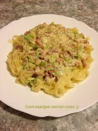 Tagliatelles Carbonara Poireaux Tagliatelle Carbonara Recettes De Cuisine Et Recette Plat Mijote