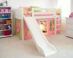 girls rooms kids loft beds bed with slide low loft beds