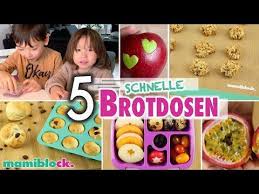 5 Brotdosen Gesunde Kita Snacks Schnelle Rezepte Fur Kindergarten Schule Mamiblock Youtube Mamiblock Brotdose Kindergarten Kochen Fur Kinder