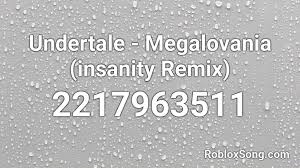 On our site there are a total of 428 music codes from the . Undertale Megalovania Insanity Remix Roblox Id Roblox Music Codes