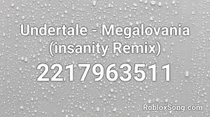 Wn roblox undertale morph ids undertale rp game. Undertale Megalovania Insanity Remix Roblox Id Roblox Music Codes