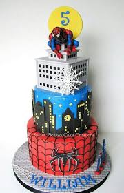Spiderman Cake G I Wish Looking For Realistic But This Is Awesome Novelty Birthday Cakes Spiderman Cake Childrens Birthday Cakes