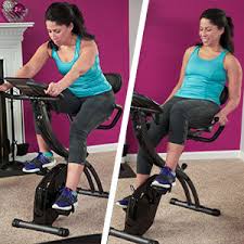 The slim cycle is a 2 in 1 exercise bike that can easily go from an upright bike to a recumbent bike. Amazon Com Original As Seen On Tv Slim Cycle Stationary Bike Folding Indoor Exercise Bike With Arm Resistance Bands And Heart Monitor Perfect Home Exercise Machine For Cardio Sports Outdoors
