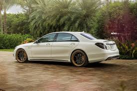 Black Car And Bronze Wheels Extremely Stylish White Mercedes S Class With Black Roof And Bronze Wheel Lip Bronze Wheels Mercedes S Class Mercedes