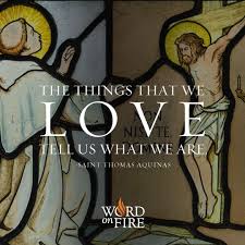 The Things That We Love Tell Us What We Are St Thomas Aquinas Thomas Aquinas Saint Thomas Aquinas Catholic Memes