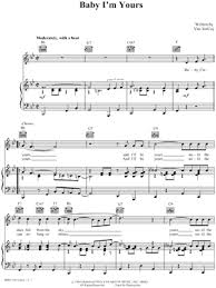 Barbara Lewis Baby I M Yours Sheet Music In Bb Major Transposable Download Print Sku Mn0015566