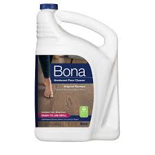 Bottle of their floor cleaner directly onto the mop instead of using just a mop and a handheld spray bottle. Bona 128 Oz Hardwood Cleaner Wm700018159 The Home Depot