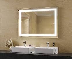 A quick look at bathroom mirrors. Ledmyplace 36x48 Front Lit Led Bathroom Mirror With Defogger Anti Fog On Off Touch Control Cct Remembrance Dimmable Lighted Vanity Mirror With Lights Etl Approved Led Mirror Horizontal Vertical Buy Online In Sweden At Sweden Desertcart Com