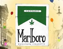 1280 x 720 jpeg 110 кб. Marlboro Marijuana Cigarettes On Behance