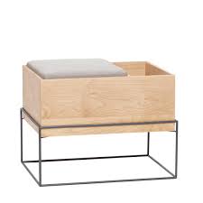 All the designs come in a fresh new chunky design and the weight of these items is staggering. Bench W Cushion Storage Oak Fsc Nature Grey Hubsch