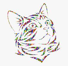 The line is in itself a considerable abstraction of immediate experience. Line Art Head Leaf Kepala Kucing Vektor Hd Png Download Kindpng