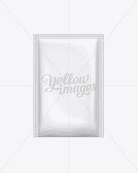 Download Plastic Sachet With Notches In Sachet Mockups On Yellow Images Object Mockups Mockup Free Psd Mockup Free Download Sachet PSD Mockup Templates