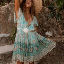 Spell The Gypsy Collective Dresses Spell The Gypsy Seashell Mini Dress Seafoam Xxl Poshmark