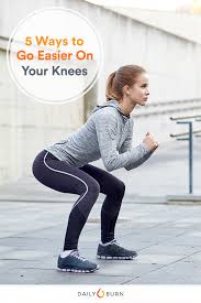 In addition to doing different for dutton, the holy grail of squat modifications is the heel elevated squat. 5 Workout Modifications To Go Easy On Your Knees Life By Daily Burn