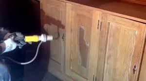 In some cases, for instance but not limited to wicker or children's furniture, stripping is not necessary and the. Using Soda Blasting To Strip Old Varnish From Circa 1900 Arts And Crafts Interior In Scotland Youtube