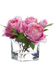 Whether you're planning a wedding, a formal dance, or any other event that needs the fresh addition of floral grace, our silk bouquets are perfect. Pink Peony Silk Flower Arrangement In Glass Vase 9 Flower Arrangements Flower Bouquet Wedding Artificial Flower Arrangements