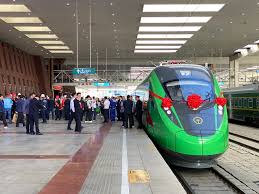 It's expected to function much like an urban train or a tram, but since there's no investment cost in laying down rails, it. China Opens Up New Railway With Electric Bullet Train Photos