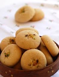 Nan Khatai Recipe Eggless Buttery Indian Cookies Step By Step Photo Recipe Indian Cookies Food Indian Desserts