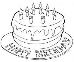 Disegni Da Stampare Torta Di Compleanno Torte Di Compleanno Per Bambini Torte Di Compleanno Compleanno