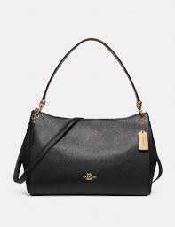 Black And Grey Coach Purse Pin On Handbags For Mom