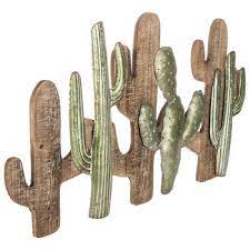 Rustic Cactus Wood Wall Decor Wood Wall Decor Wood Wall Wall Decor