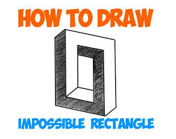 How To Draw An Impossible Square Or Rectangle Easy Step By Step Drawing Tutorial How To Draw Step By Step Drawing Tutorials Impossible Square Impossible Shapes Drawing Tutorial
