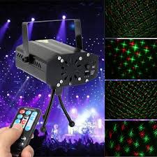 Mini R G Auto Voice Led Laser Stage Light Projector With Remote Controller For Xmas Dj Disco Party Sale Banggood Com