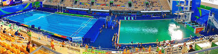 It's thrilling to see what these athlete can do. Why Did This Olympic Diving Pool Suddenly Turn Bright Green