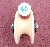 Diamete 116mm nylon roller with U-groove diameter 35mm,transmission wheel,  limit wheel, guide wheel,double bearing 6201RS. - AliExpress 13