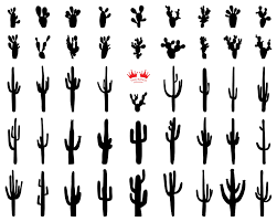 Computer icons, black cactus, food, text png. Cactuses Svg Black Silhouette Digital Clipart Files Eps Etsy Black Silhouette Cactus Silhouette Cactus Vector